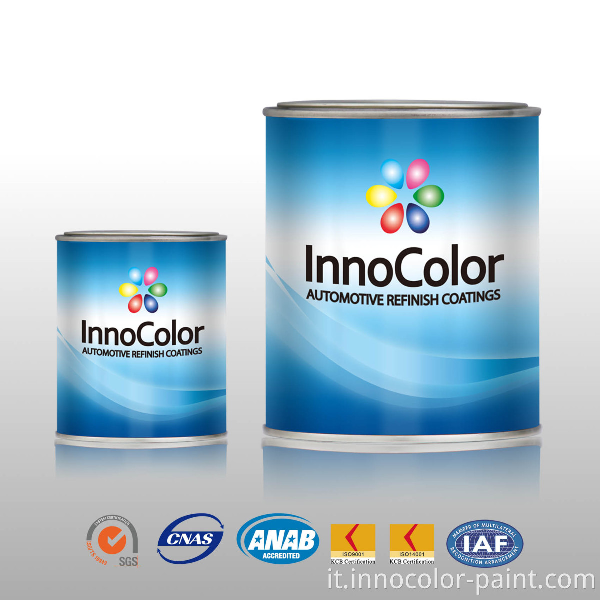 Basecoat InnoColor 1k auto refinishing paints Yellowing-Resistant car repair Spray carpaint Colors Basecoat